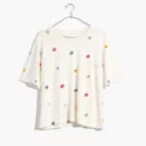 Madewell Easy Crop Tee in Confetti Floral